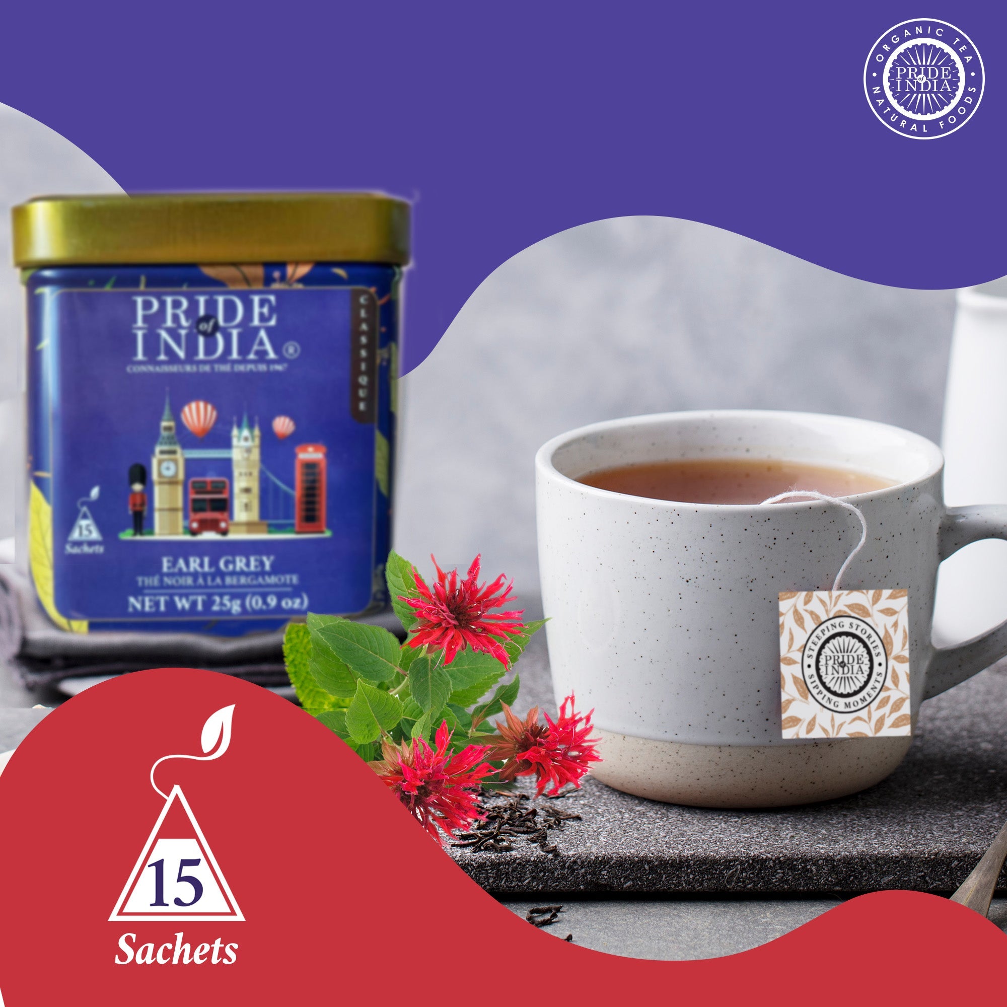 Earl Grey - Bergamot Black Tea Bags