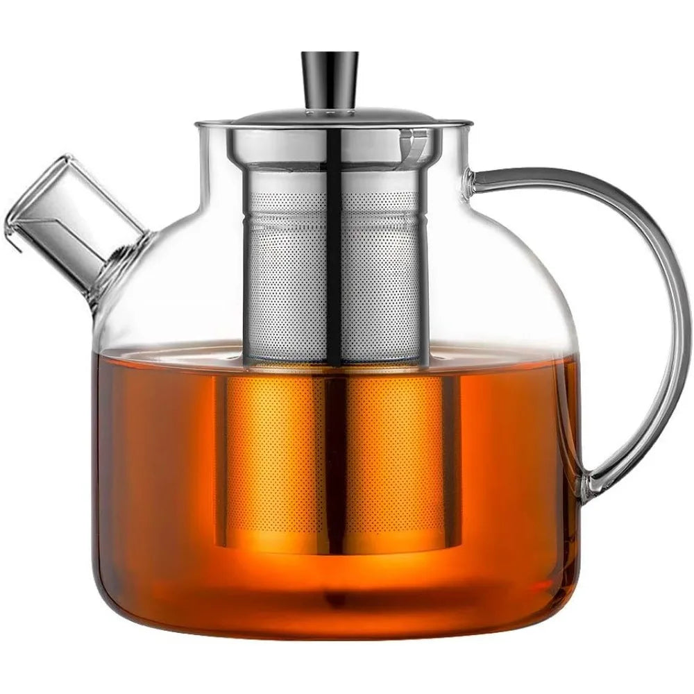 Large Glass Teapot w/ Infuser (1500ml)