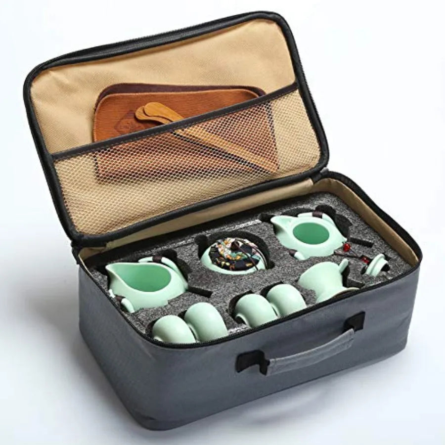 Handmade Kungfu Travel Tea Set