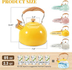 Stainless Steel Whistling Kettle (2.6QT)