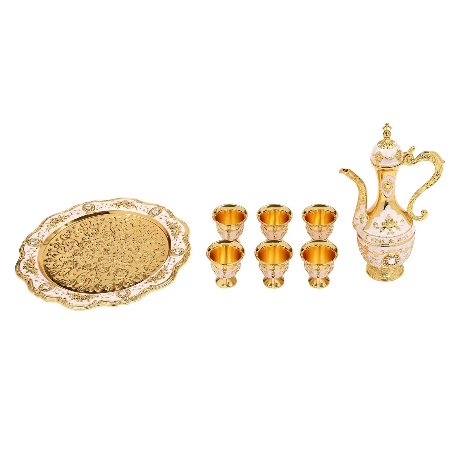 Large Vintage Turkish Tea & Coffee Set (6pc)