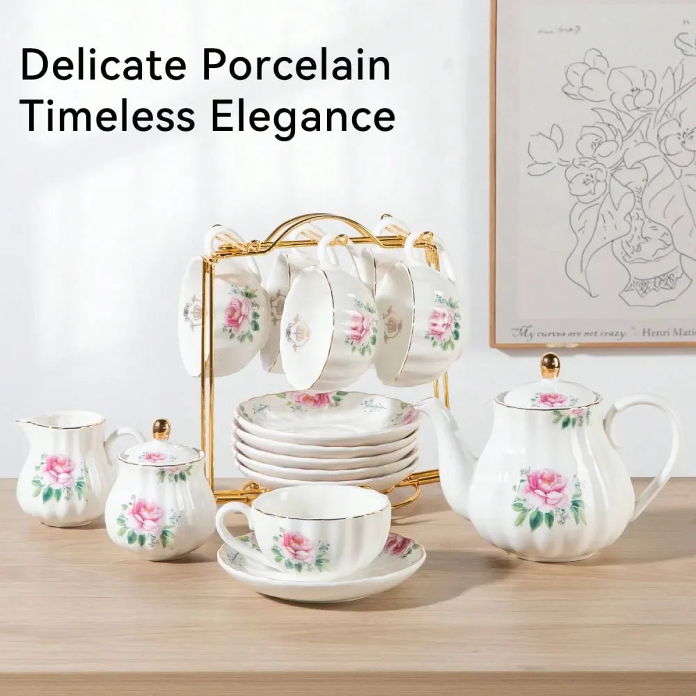 Vintage British Tea Set (6pc Service)
