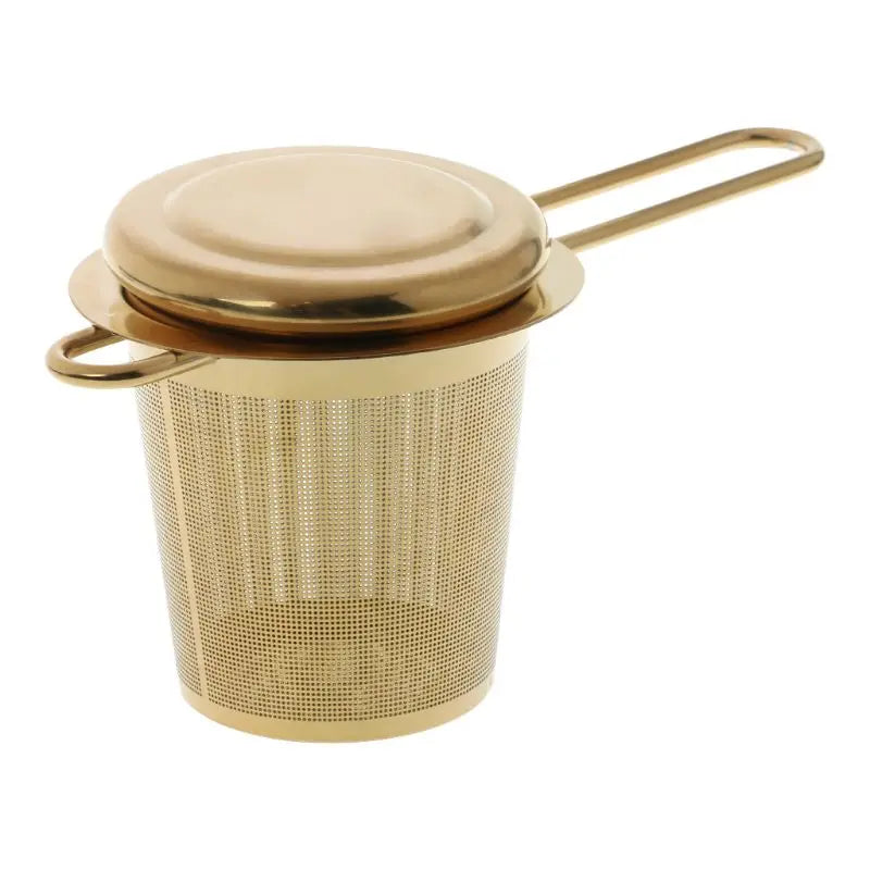 Mesh Tea Infuser with Lid (Stainless Steel)