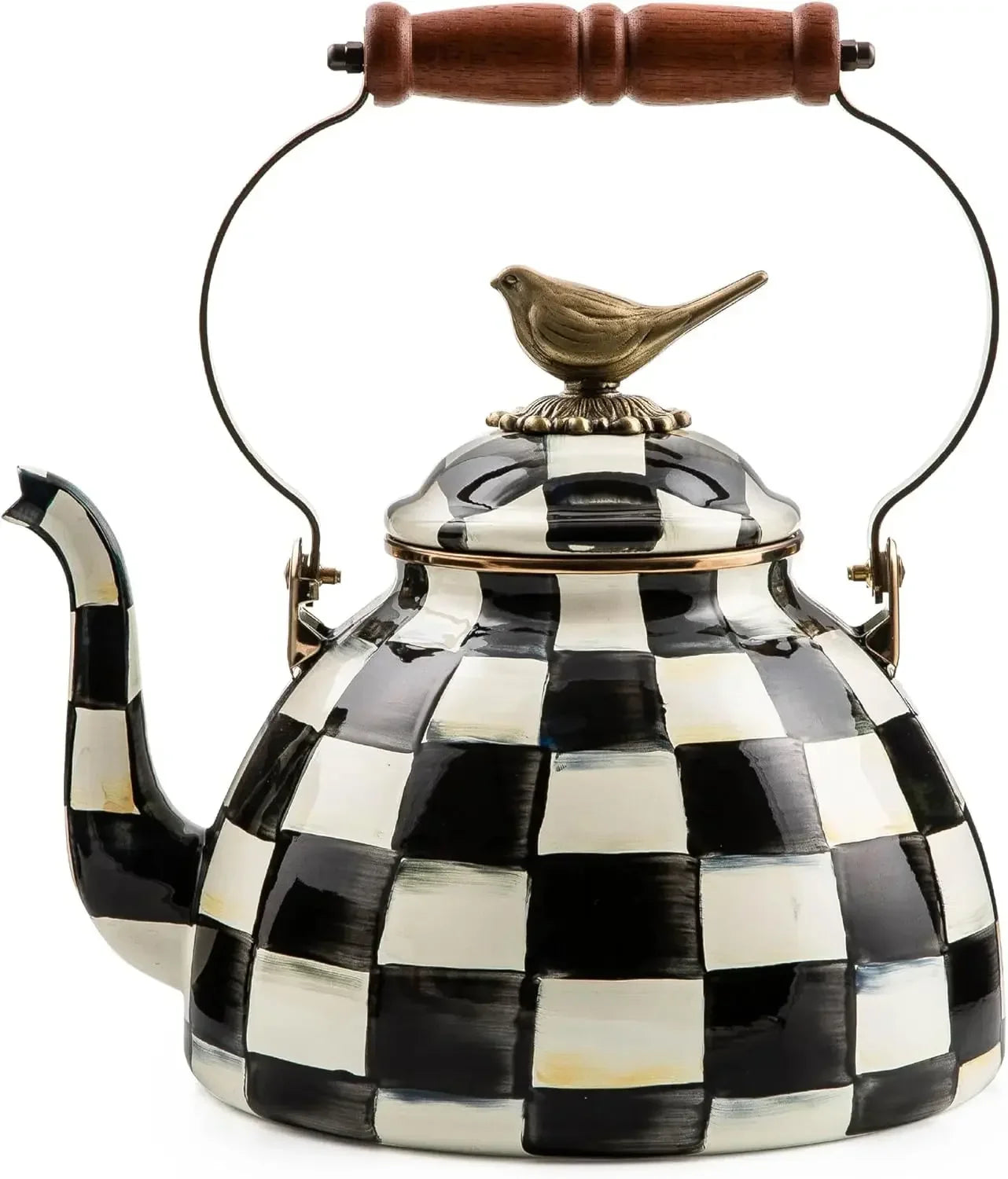 Enamel Stovetop Tea Kettle (3QT)