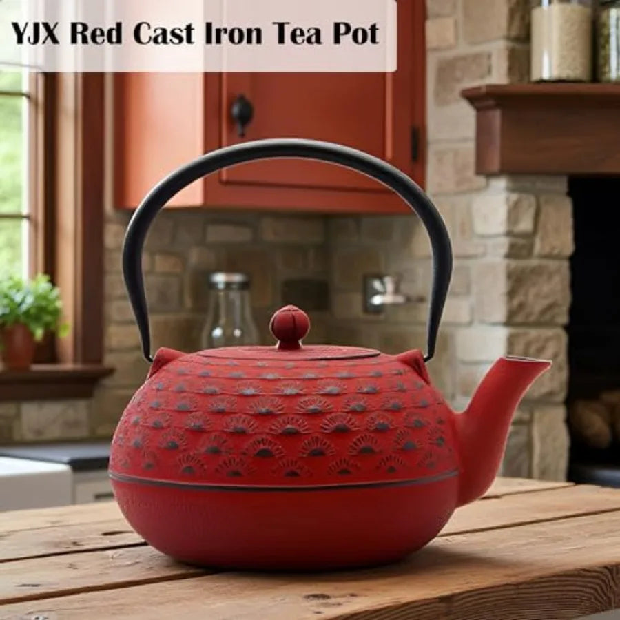 Large Stainless Steel Teapot w/ Infuser (1.8L)