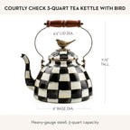 Enamel Stovetop Tea Kettle (3QT)
