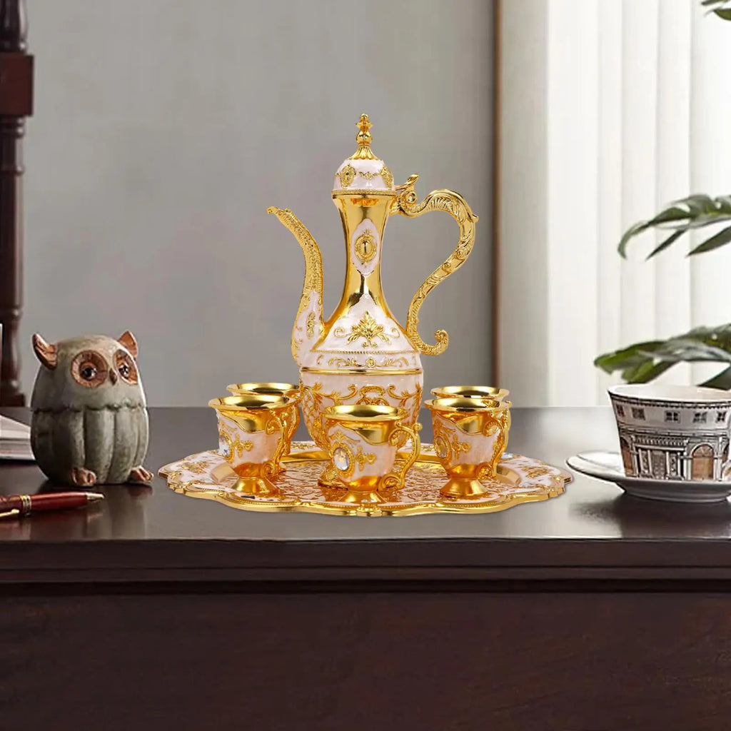 Large Vintage Turkish Tea & Coffee Set (6pc)