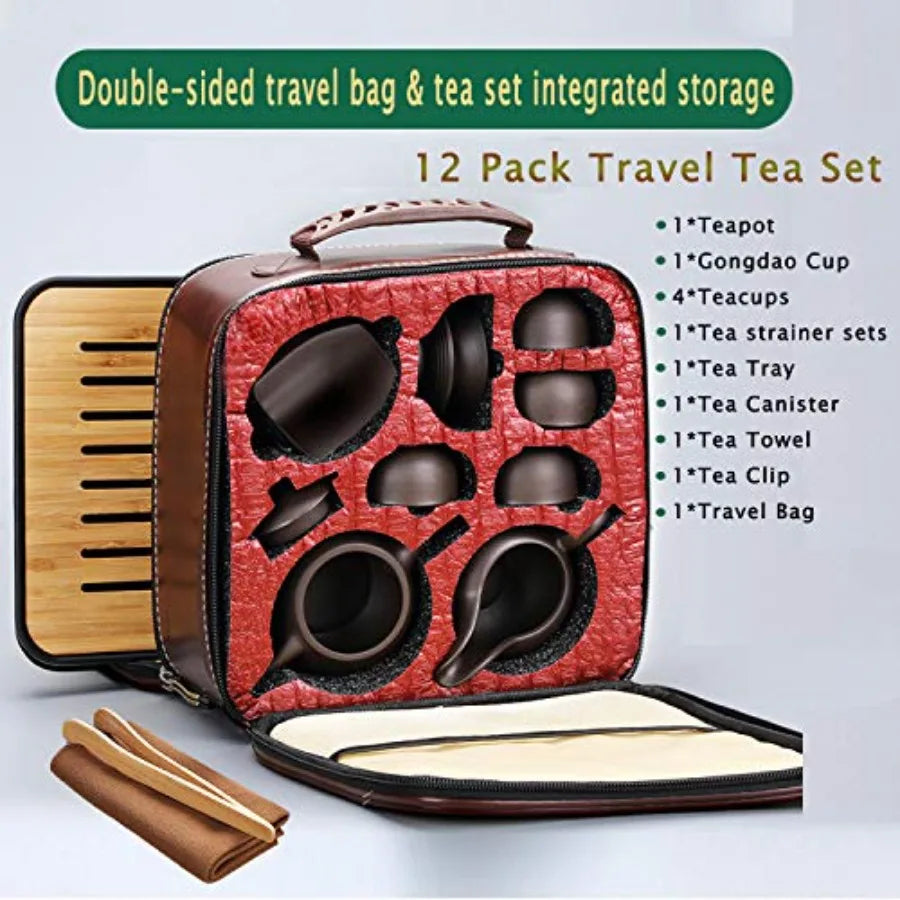 Travel Tea Set with Infuser (12pc)