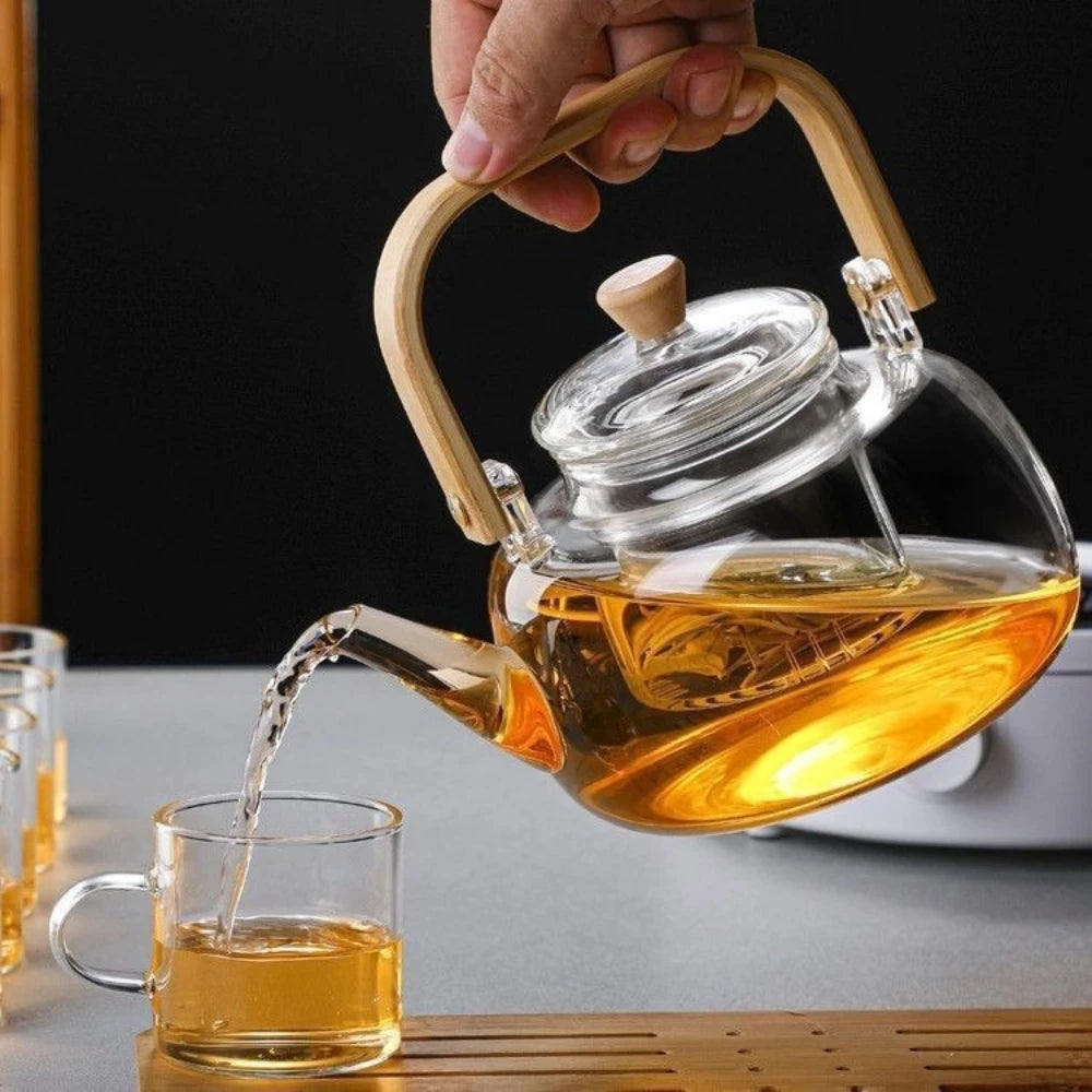 Glass Teapot w/ Filter (1000ml)