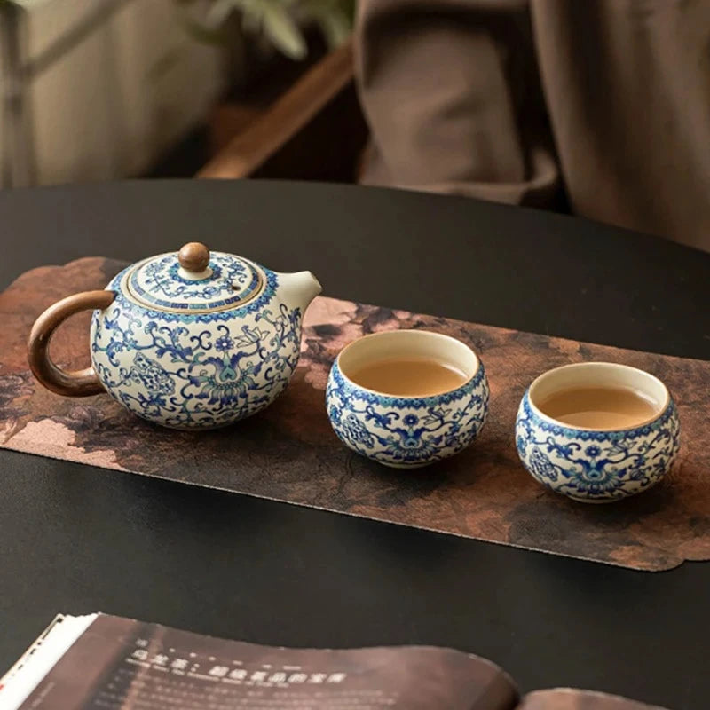 Retro Ceramic Teapot Set