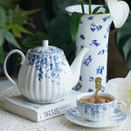 Blue & White Vintage Tea Set (4pc)