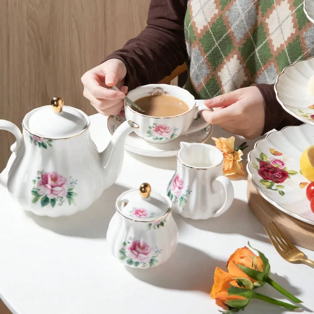 Vintage British Tea Set (6pc Service)