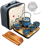 Elegant Gongfu Porcelain Tea Set