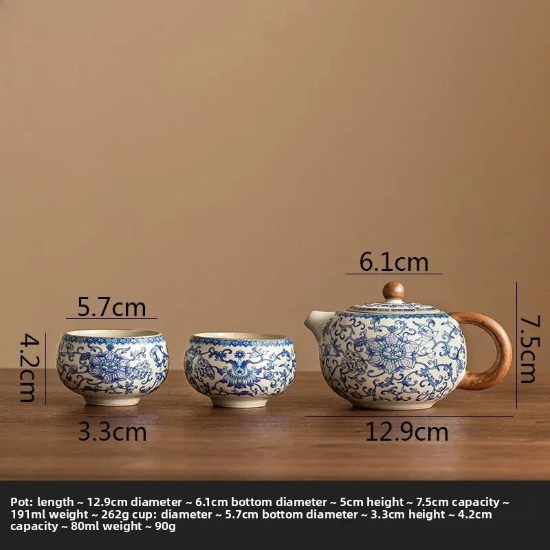 Retro Ceramic Teapot Set
