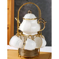 European Gold Flower Tea Set (20pc)