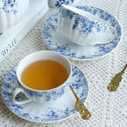Blue & White Vintage Tea Set (4pc)