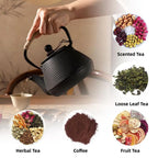 Enamel Interior Iron Teapot (1000ml)