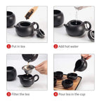 Portable Travel Tea Set with Infuser