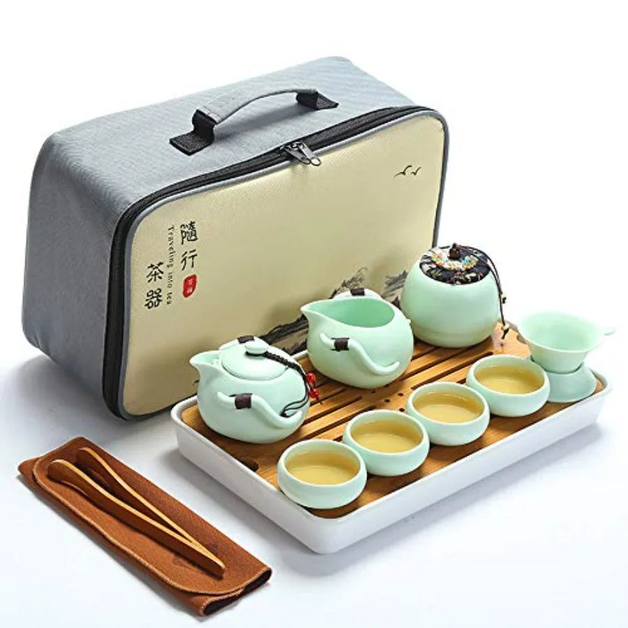Handmade Kungfu Travel Tea Set