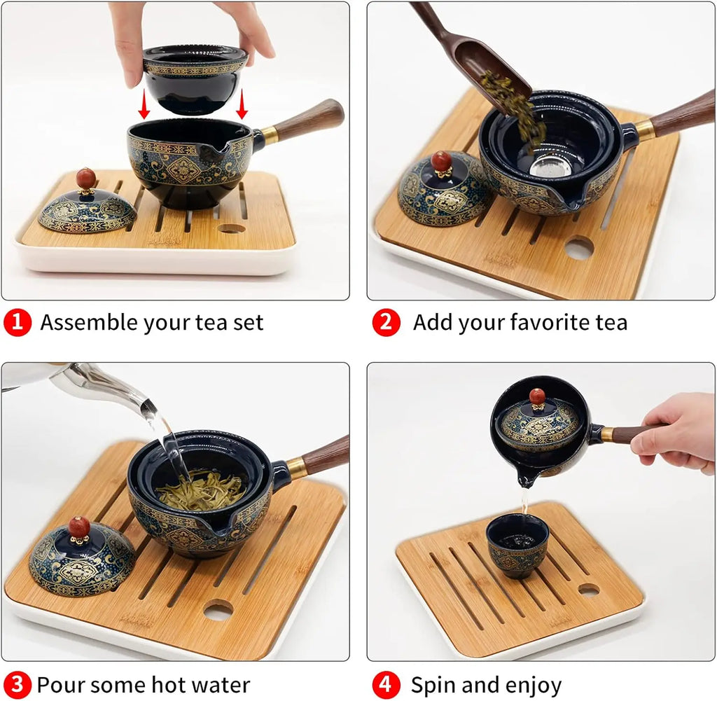 Portable Gongfu Tea Set with Infuser