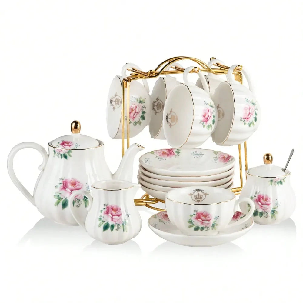 Vintage British Tea Set (6pc Service)