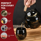 Elegant Porcelain Teapot & Cup Set