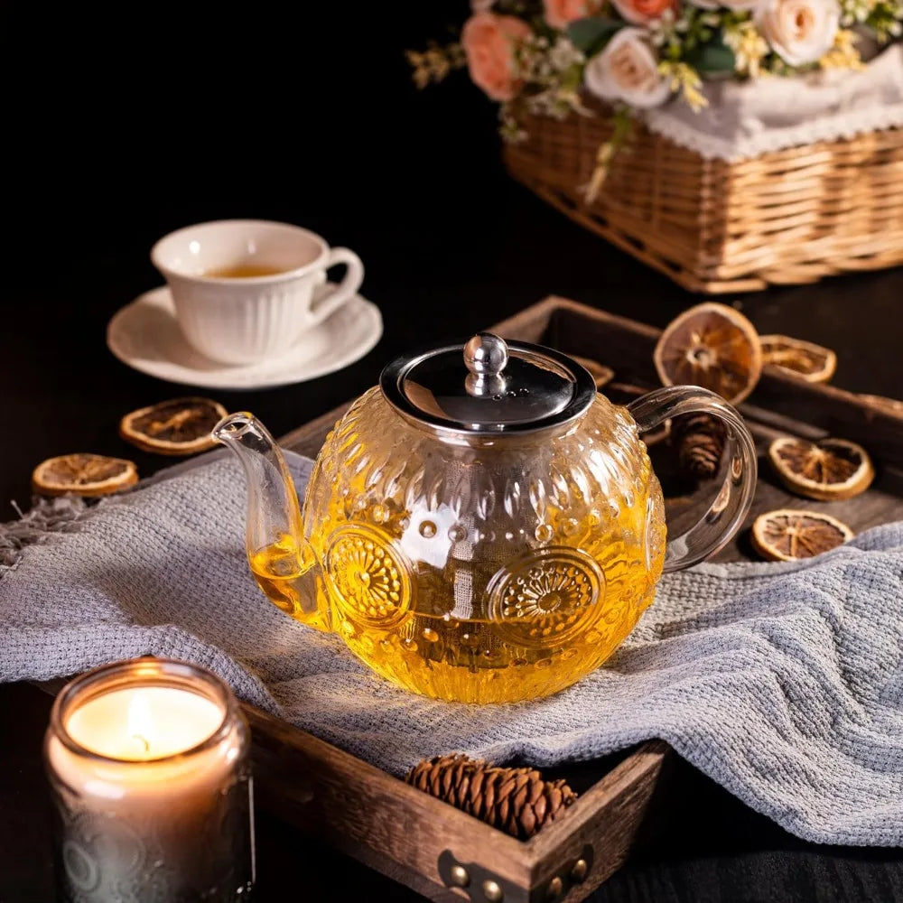 Glass Teapot w/ Infuser (50oz)