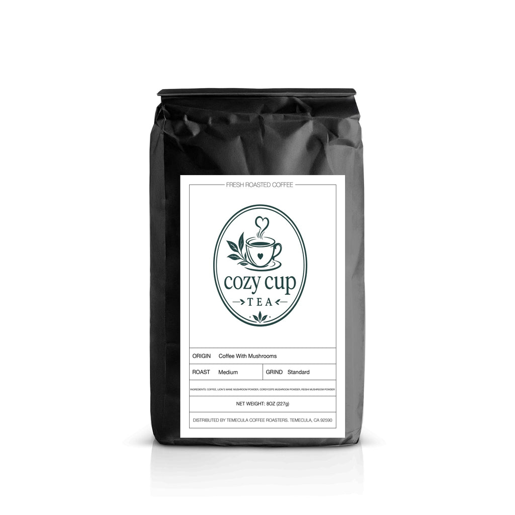 Mushroom Coffee Medium Roast — Focus & Energy Blend